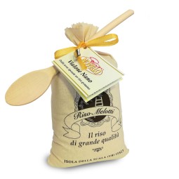 Riso Vialone Nano Novello cotone 1 Kg + Mestolo