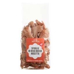 Salty rosemary flavoured 'Sfoglie' with Rosso Rosetta Rice flour