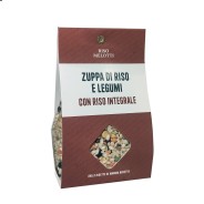 - Wholegrain 'Vialone Nano' Rice soup with pulses