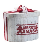 Confezionamento scatola legno Merry Christmas
