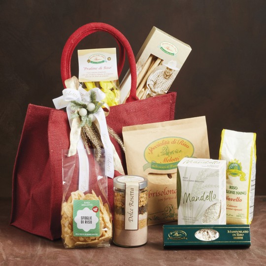 Red Jute Bag