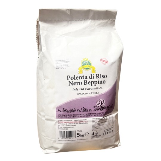 Polenta di Riso Nero Beppino 5 Kg
