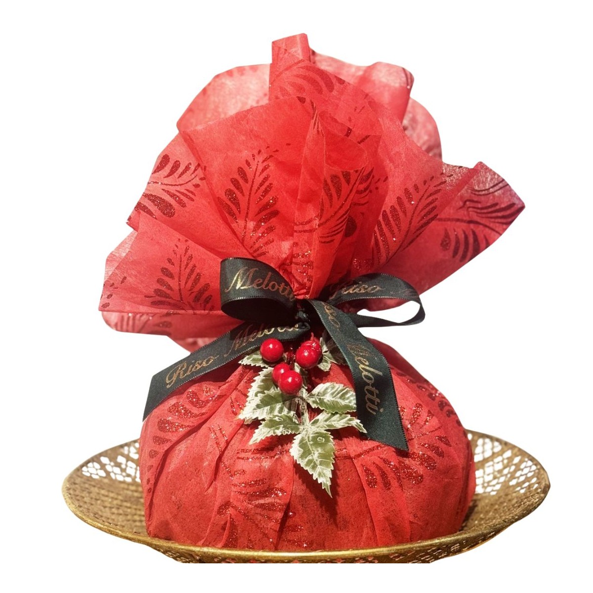 Rice based 'Offella' Panettone filled with Pastry cream - GIFT