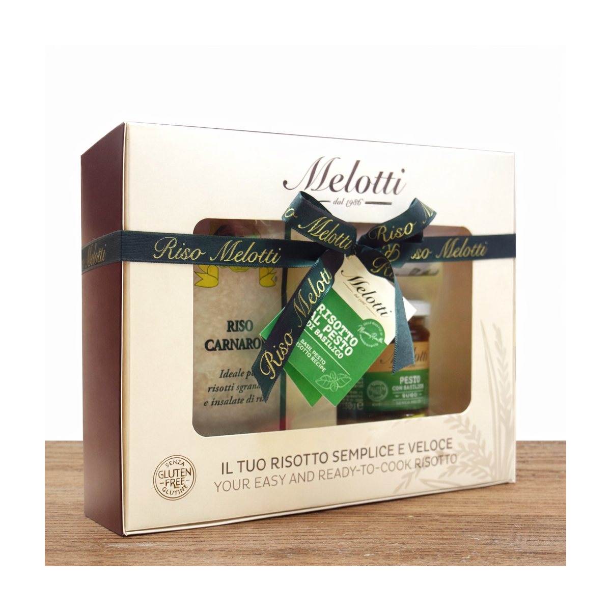 Basil Pesto Risotto recipe Packaging