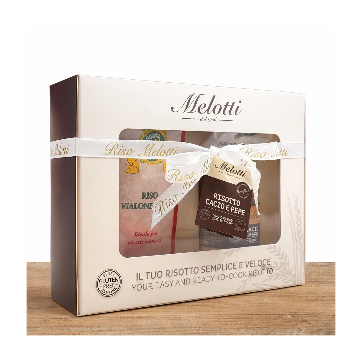 Cacio e Pepe Risotto Recipe Packaging