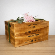 Oval wood box packaging