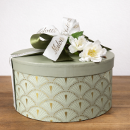 Green round box Packaging