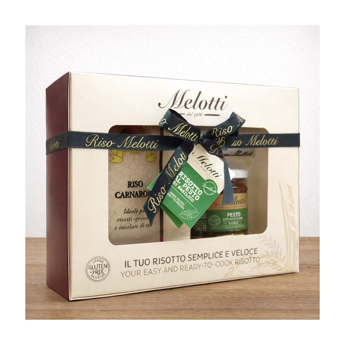 Basil Pesto Risotto recipe Packaging