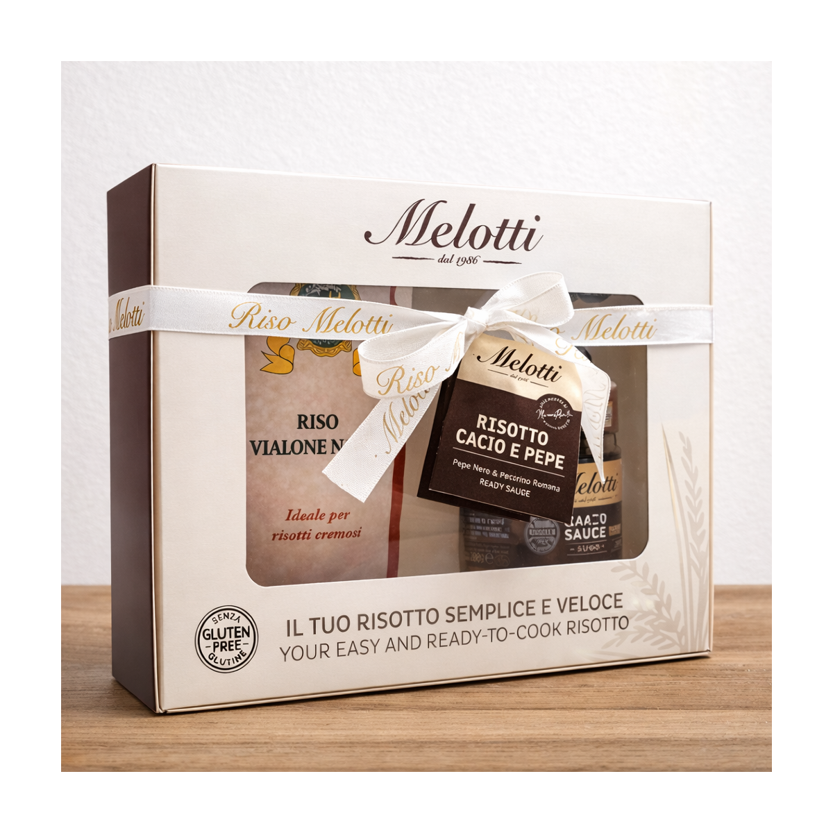 Cacio e Pepe Risotto Recipe Packaging