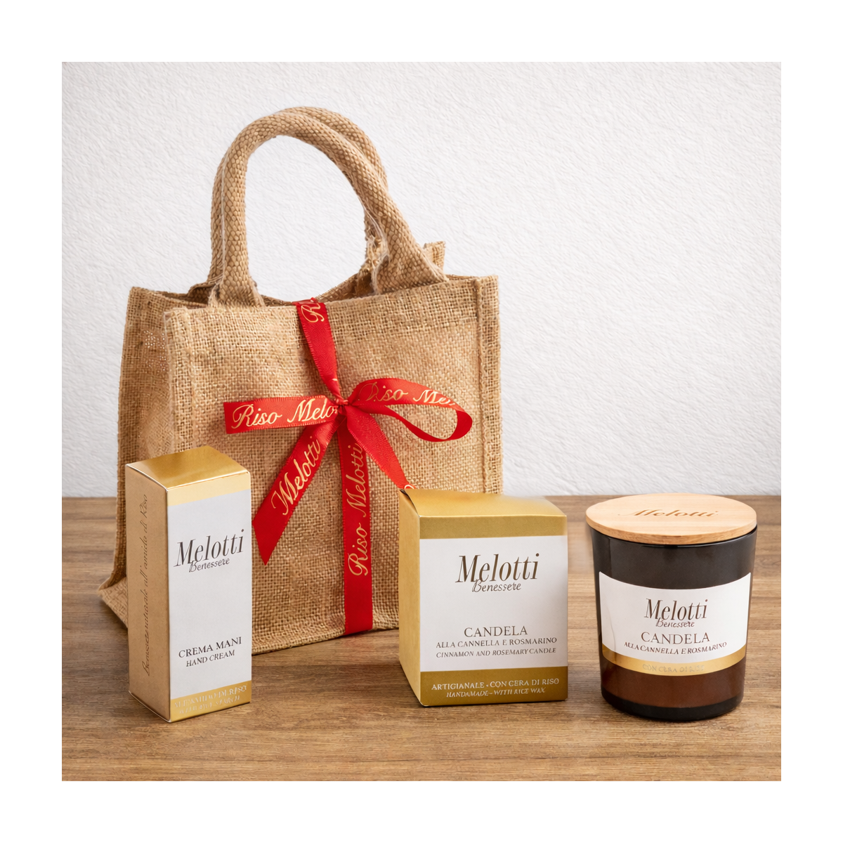 'Wellness gift' small juta bag