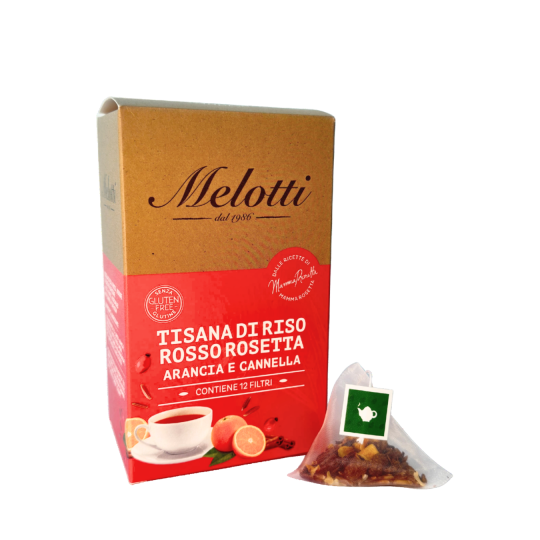 Rosso Rosetta Rice Infusion with Orange and Cinnamon