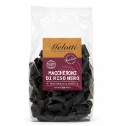 Black Rice Macaroni 500 g | Gluten-Free Italian Pasta | Melotti