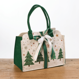 Gift box with 2 packs of Riso Melotti rice, rice polenta, dried mushrooms, wild boar ragù and rice cake.