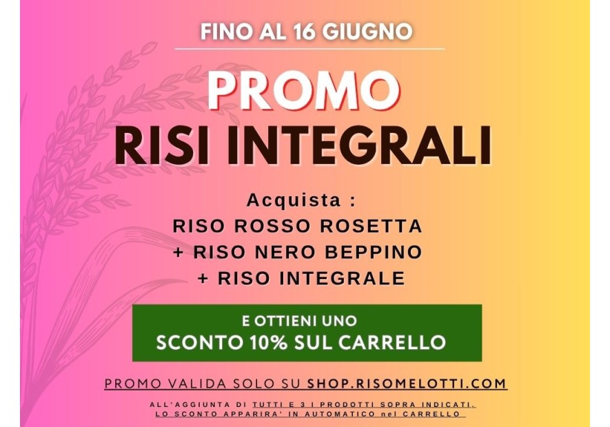 PROMO RISI INTEGRALI